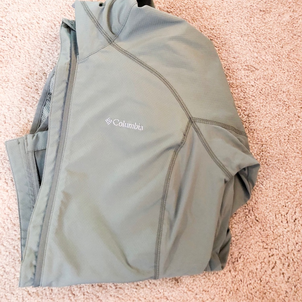 Grey Columbia Rain Jacket- Size XS
